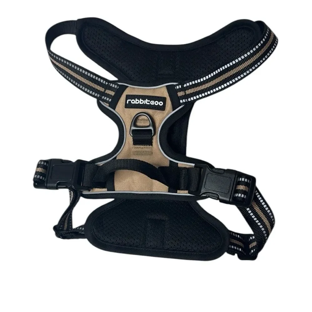 Rabbitgoo Black and Tan‎ Dog Harness. Size Medium.